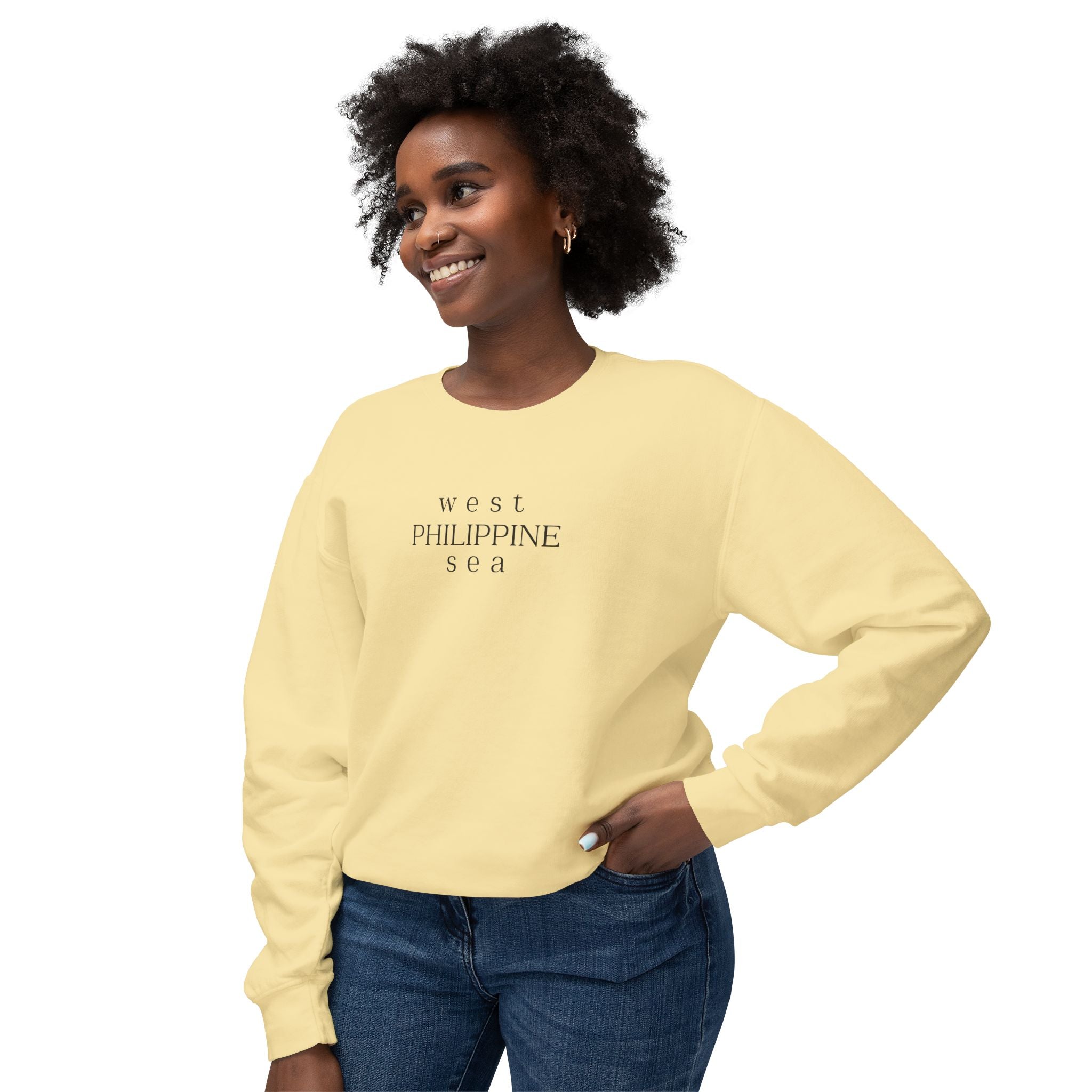 West Philippine Sea, Lightweight Crewneck Sweatshirt, Unisex