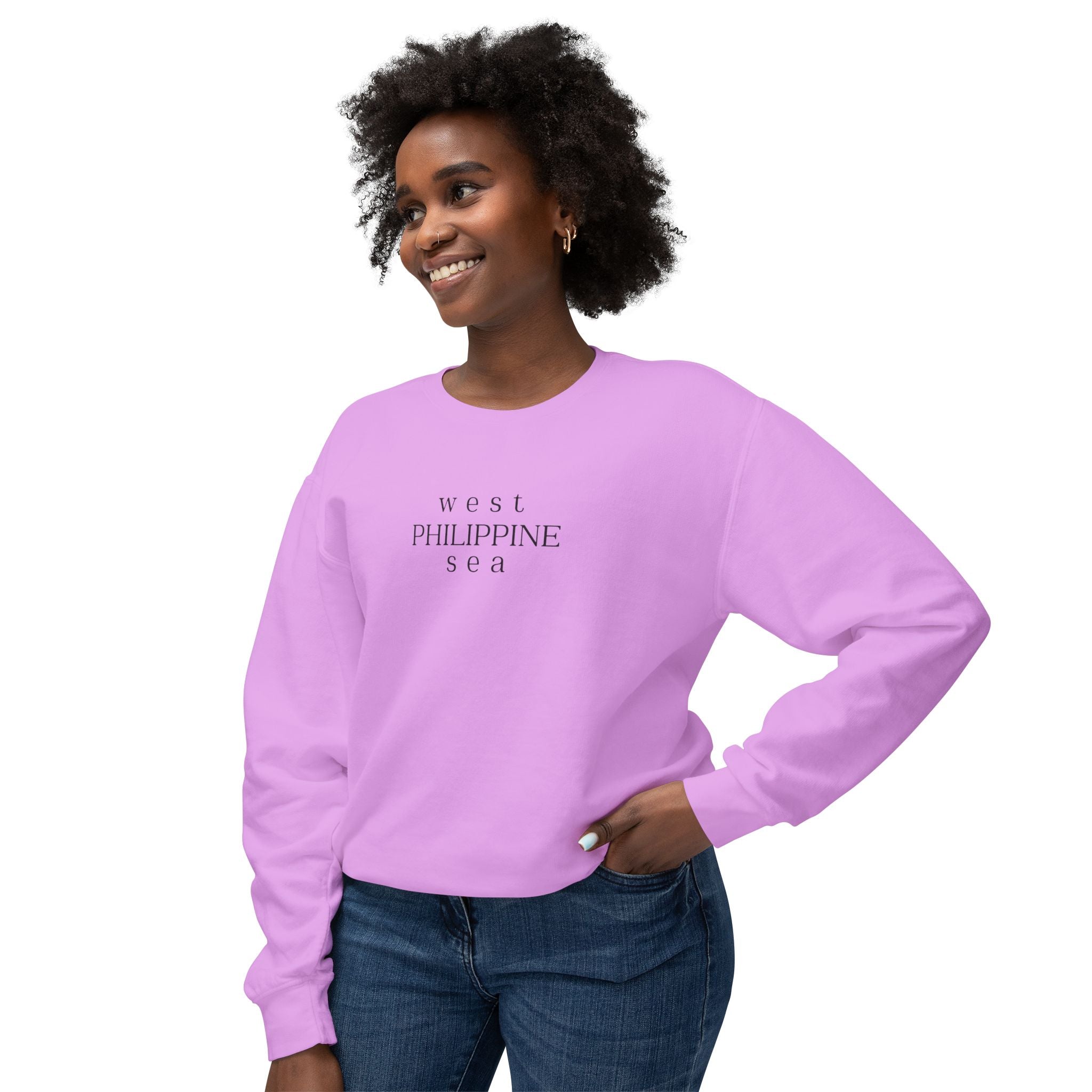 West Philippine Sea, Lightweight Crewneck Sweatshirt, Unisex