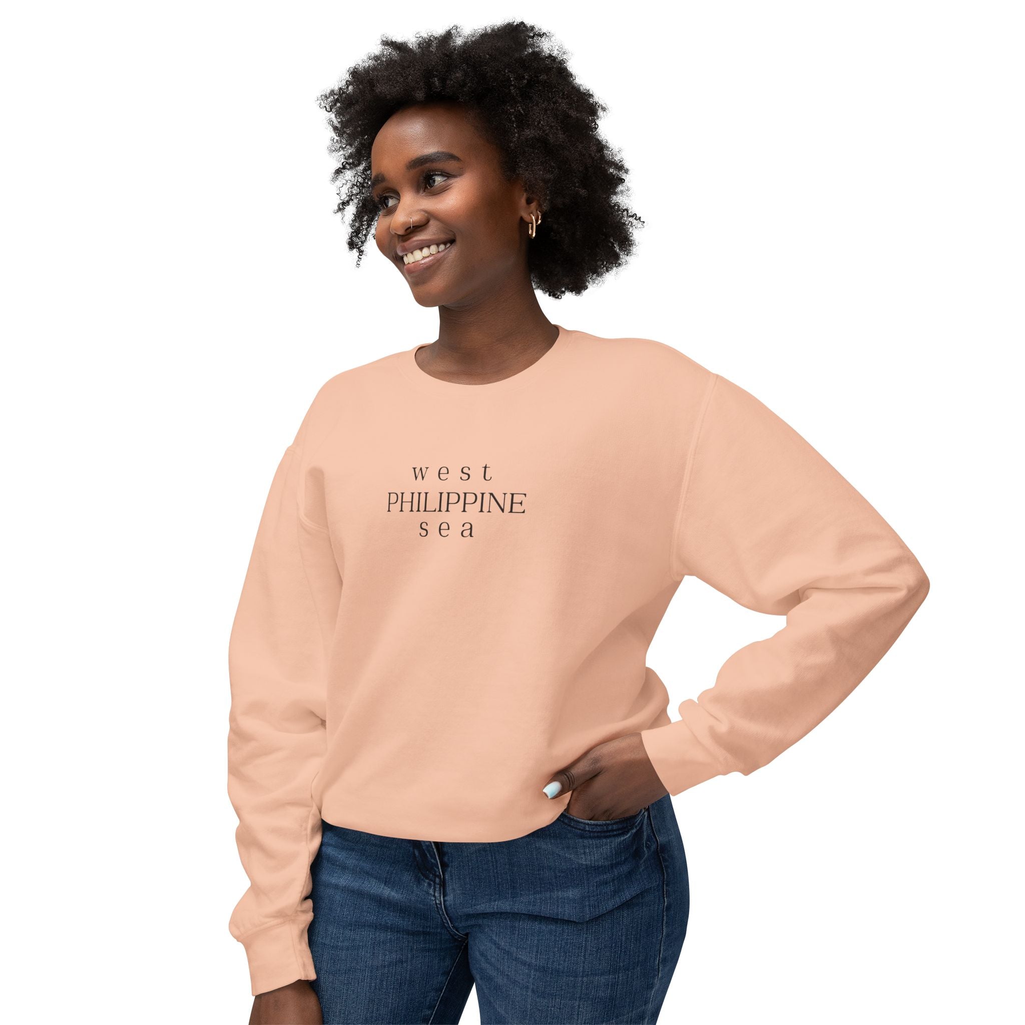 West Philippine Sea, Lightweight Crewneck Sweatshirt, Unisex
