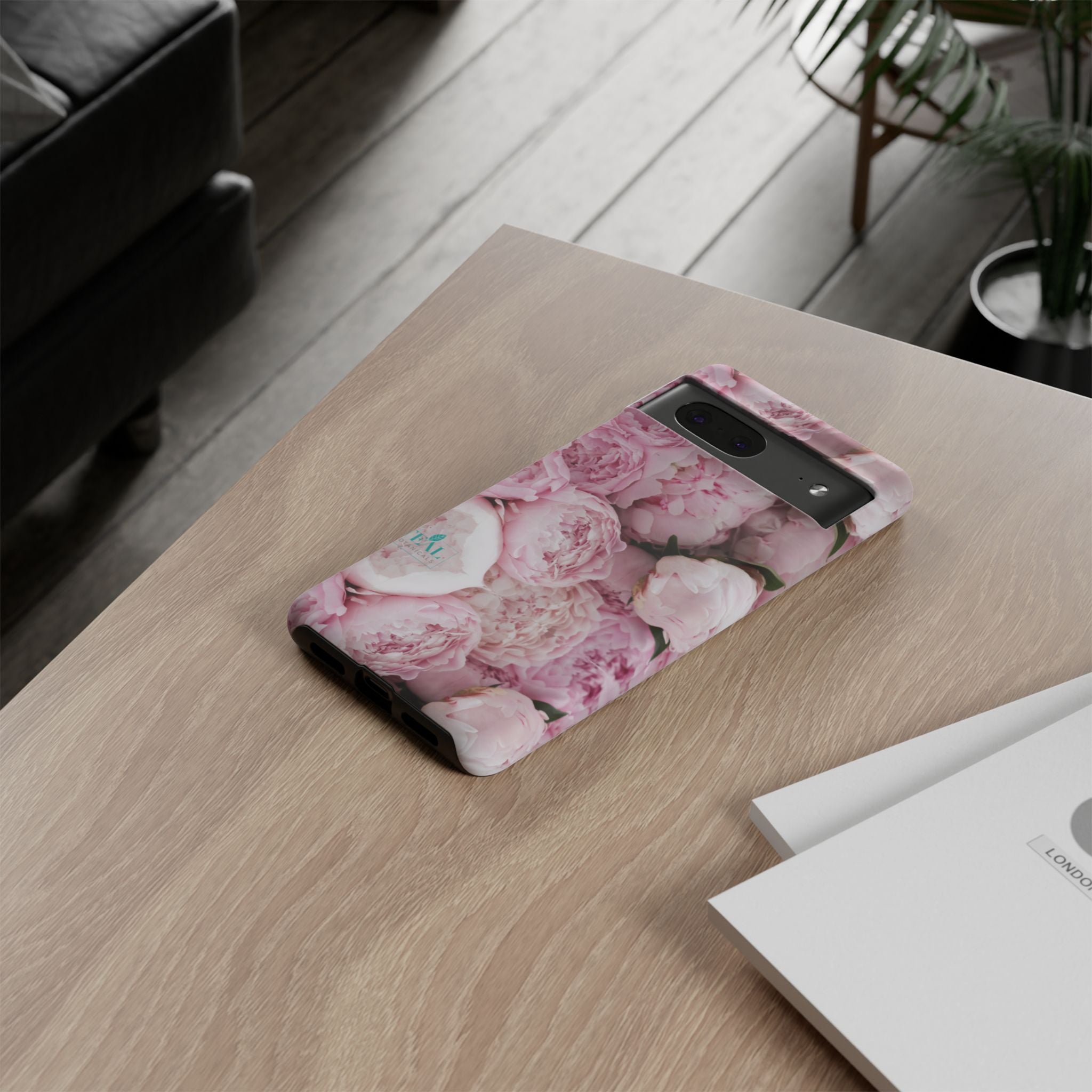 Pink Peonies Bouquet Phone Case Iphone and Android