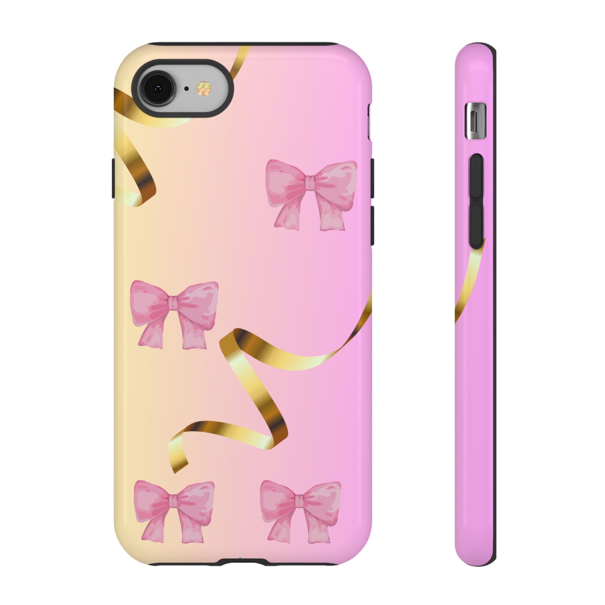 Pink Ribbon Phone Case for Iphone and Android Pink Ribbon Phone Case for Iphone and Android